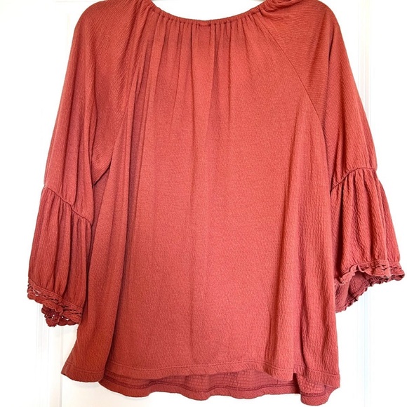 Old Navy Long Sleeve Top, Rust - Picture 4 of 5